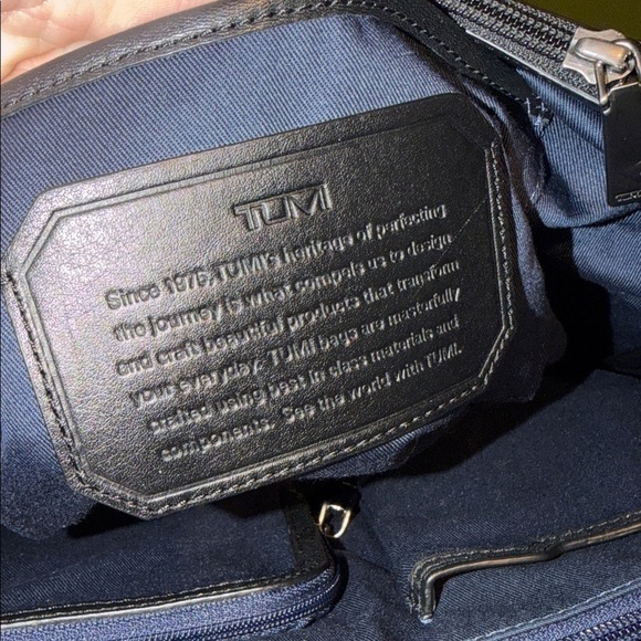 Tumi Mariella Tavi Black Leather Backpack main image 9